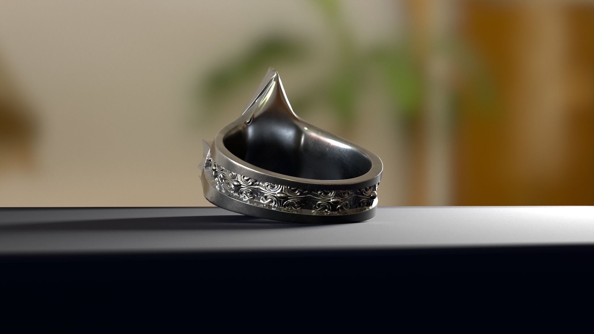 Assassins Creed Ring 3D print model_4
