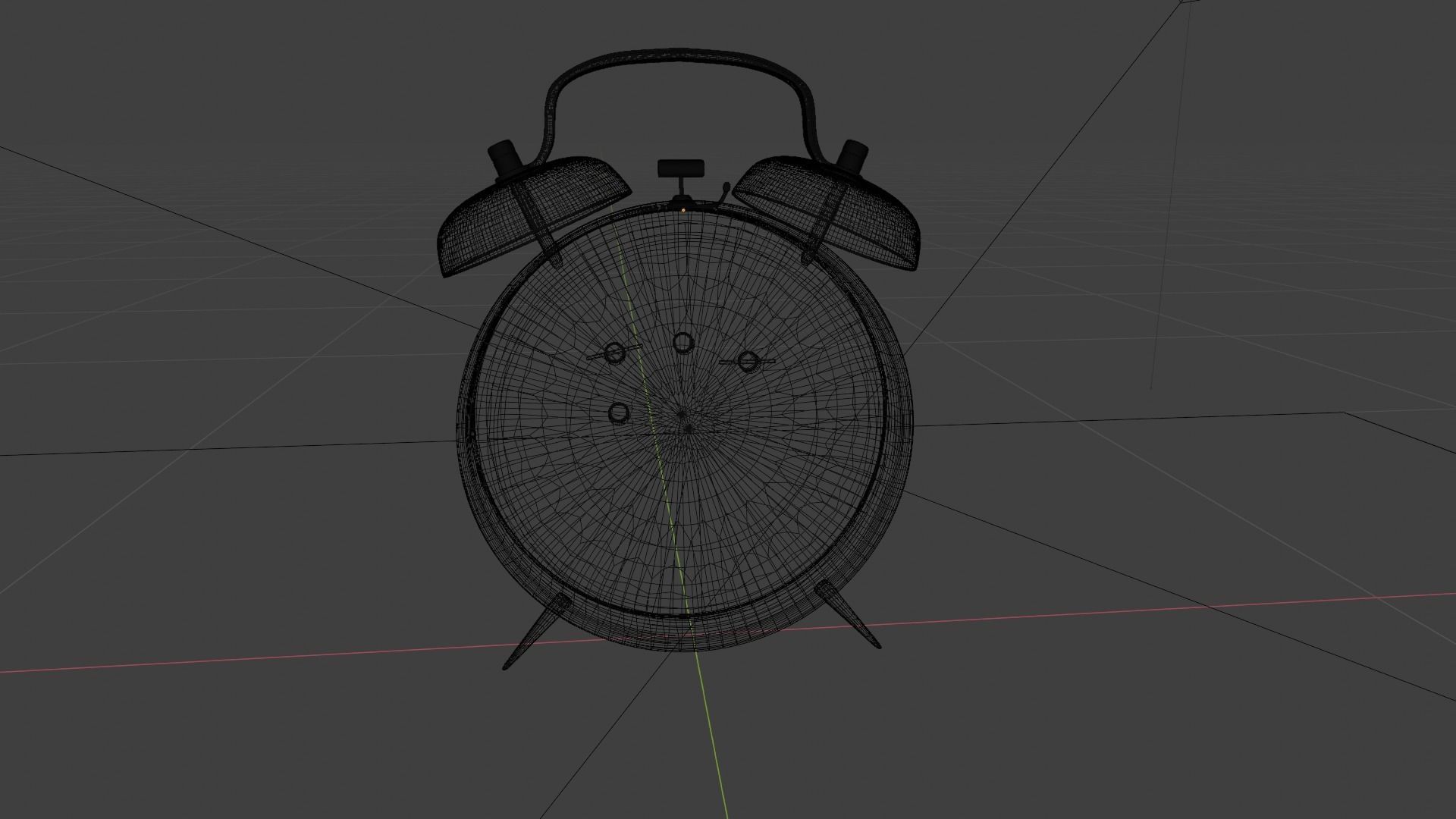 clock alarm 3D model_5