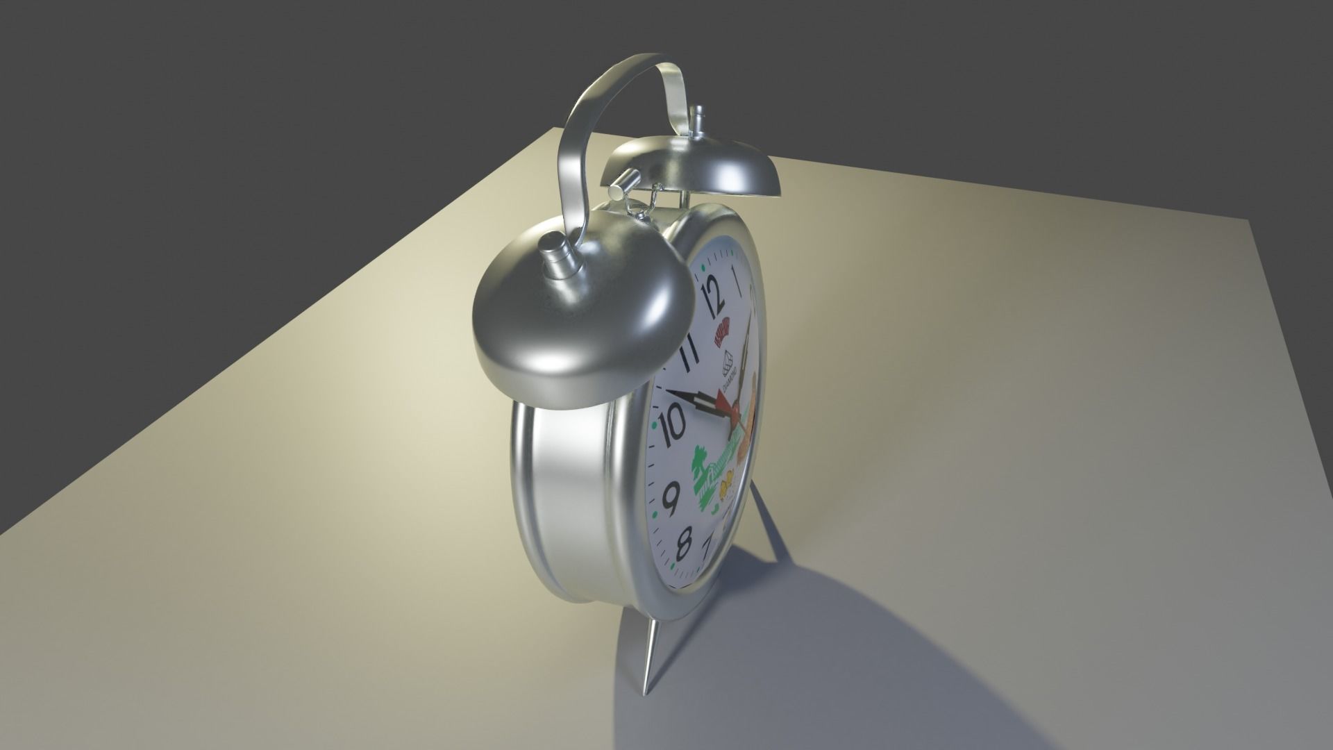 clock alarm 3D model_4