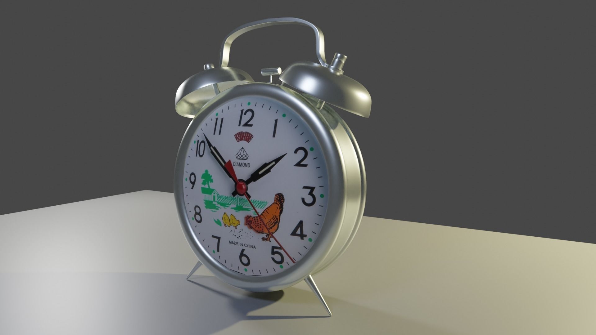 clock alarm 3D model_1