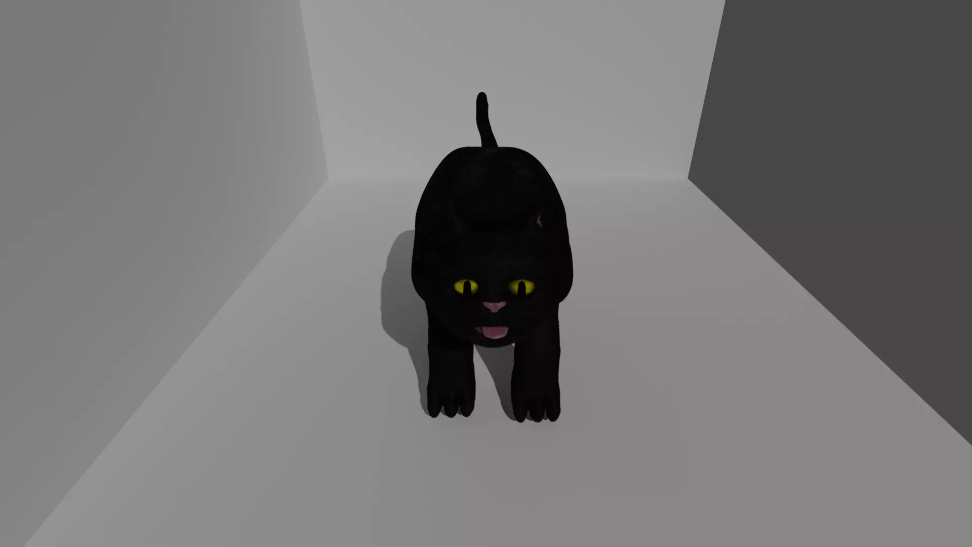 Toy kitten 3D model_0