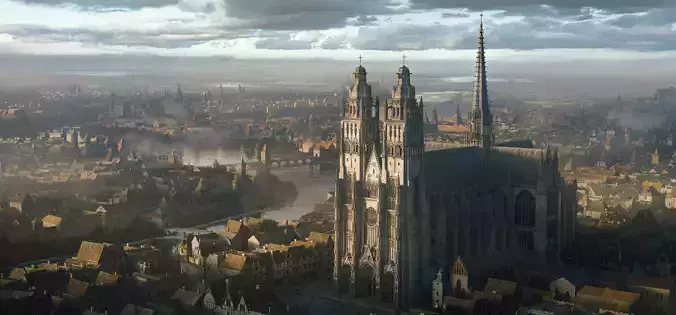 Gothic Cathedral 3D model