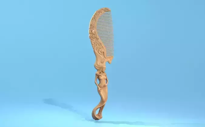 Hair comb  3D print model