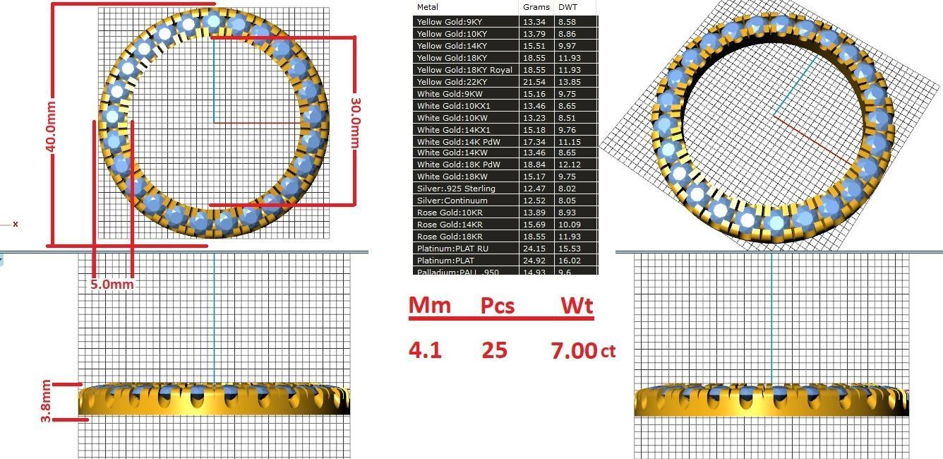 36mm Rolex Compatible Watch Bezel 3D print model_9