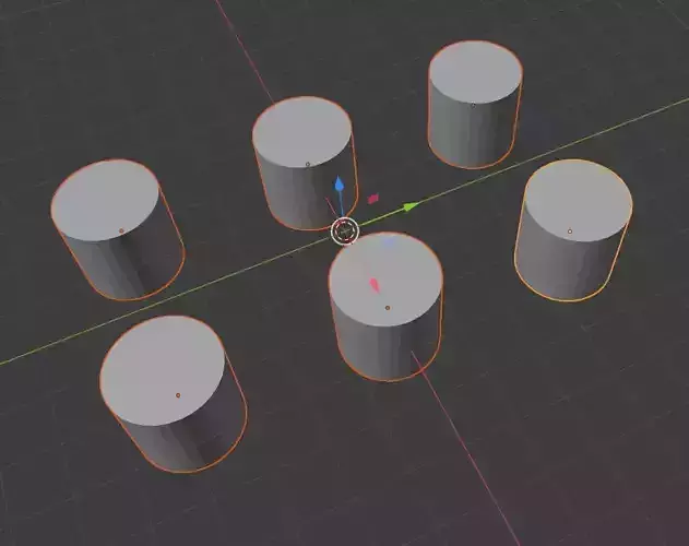 Cylinder 06 3D Model 3D model