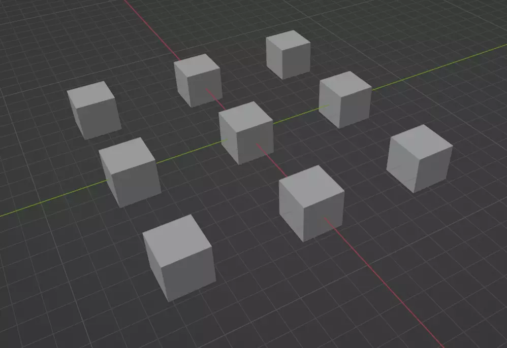 Cube 09 3D Model 3D model_0