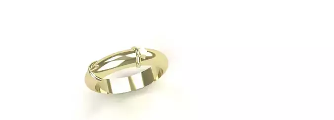 Buckle Ring Gold Silver Platinum Luxury Jewelry