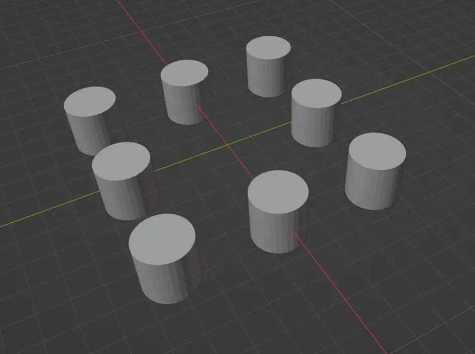 Cylinder 08 3D Model 3D model_0