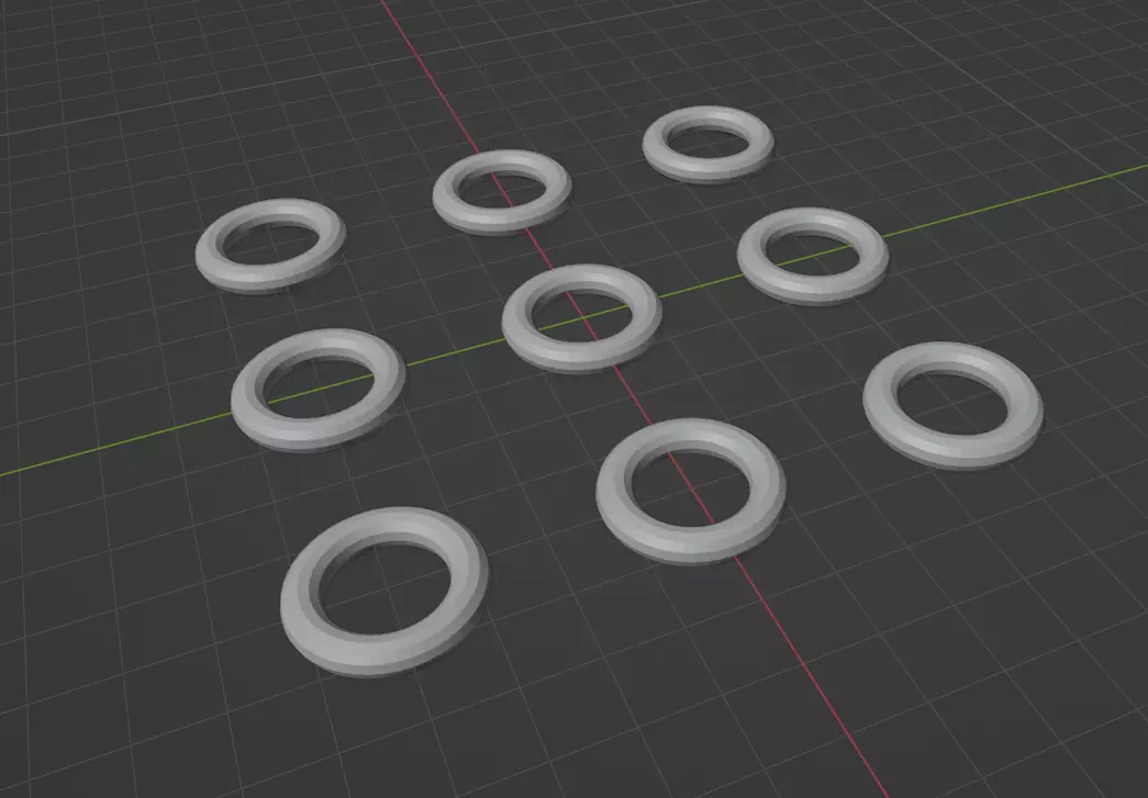 Torus 09 3D Model 3D model_0