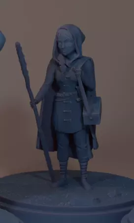Gnome alchemist 3D print model