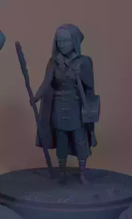 Gnome alchemist 3D print model