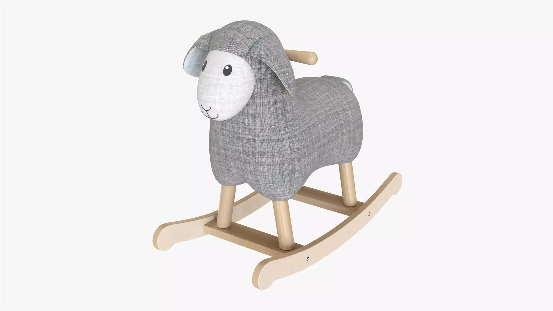 Rocking lamb ride-on 3D model