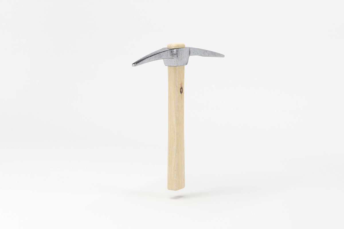 Small Pickaxe Tool Model Low-poly 3D model_9