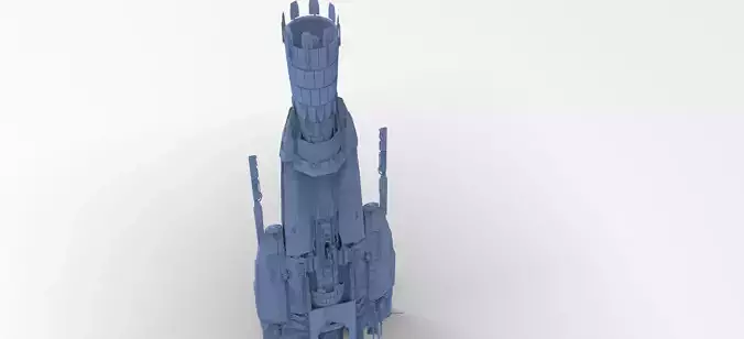Sci-Fi Robot Tower Base 2