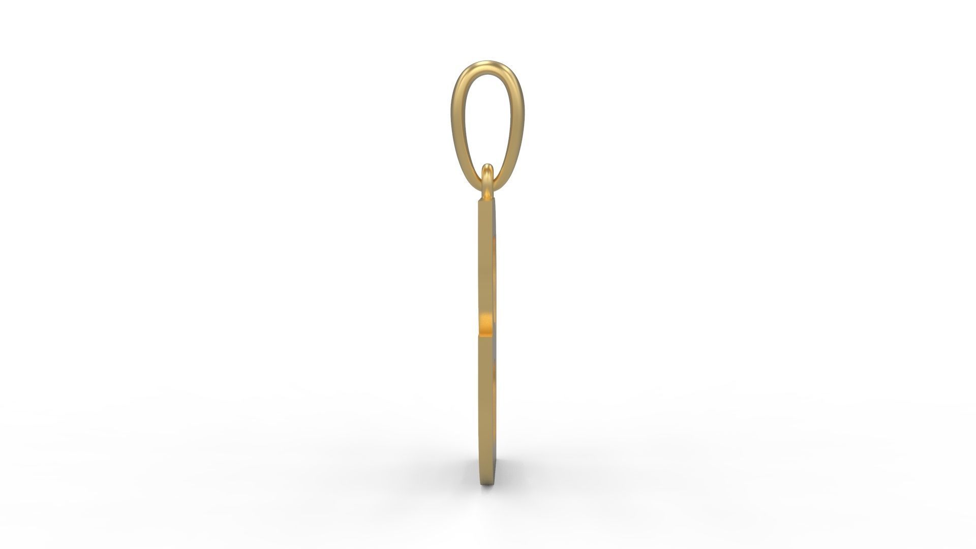 Initial Letters Pendant Bhofila B 3D print model_2