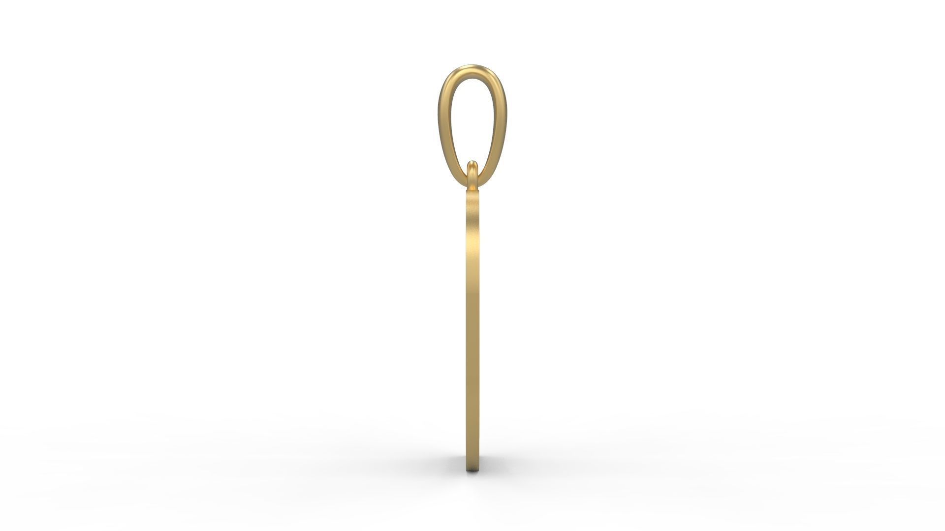 Initial Letters Pendant Bhofila D 3D print model_2