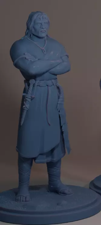 Human cleric priest 3D print model