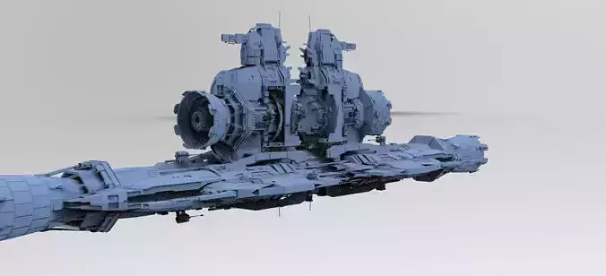 Sci-Fi Droid ship 5 