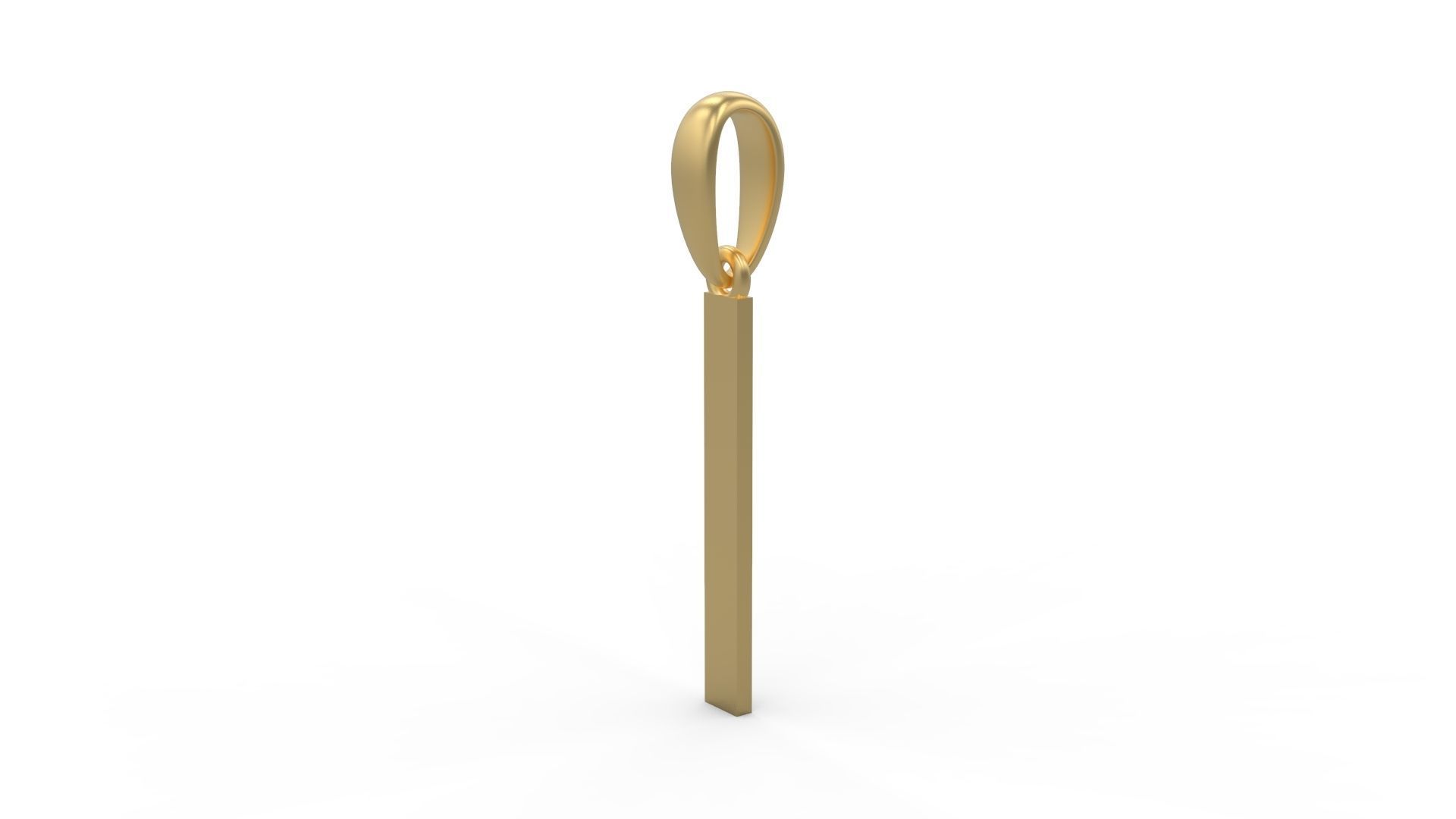 Initial Letters Pendant Bhofila I 3D print model_1