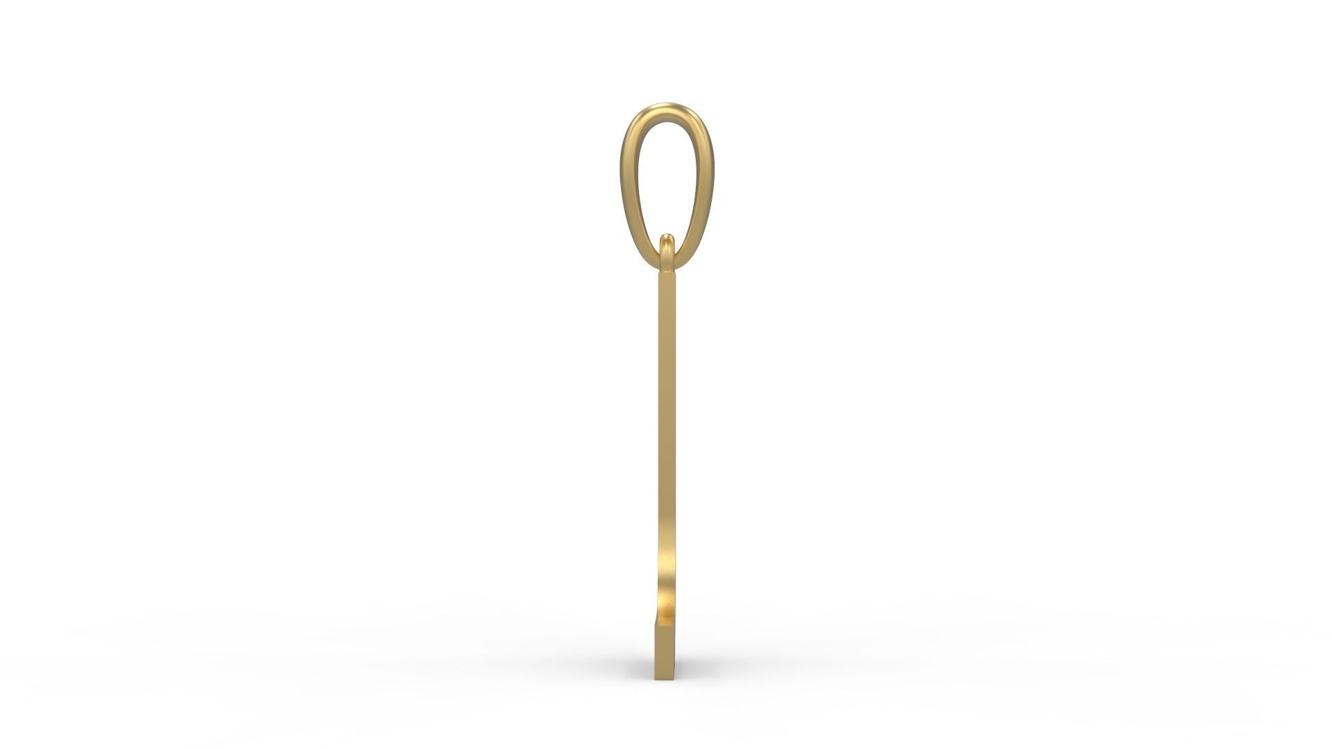 Initial Letters Pendant Bhofila L 3D print model_2