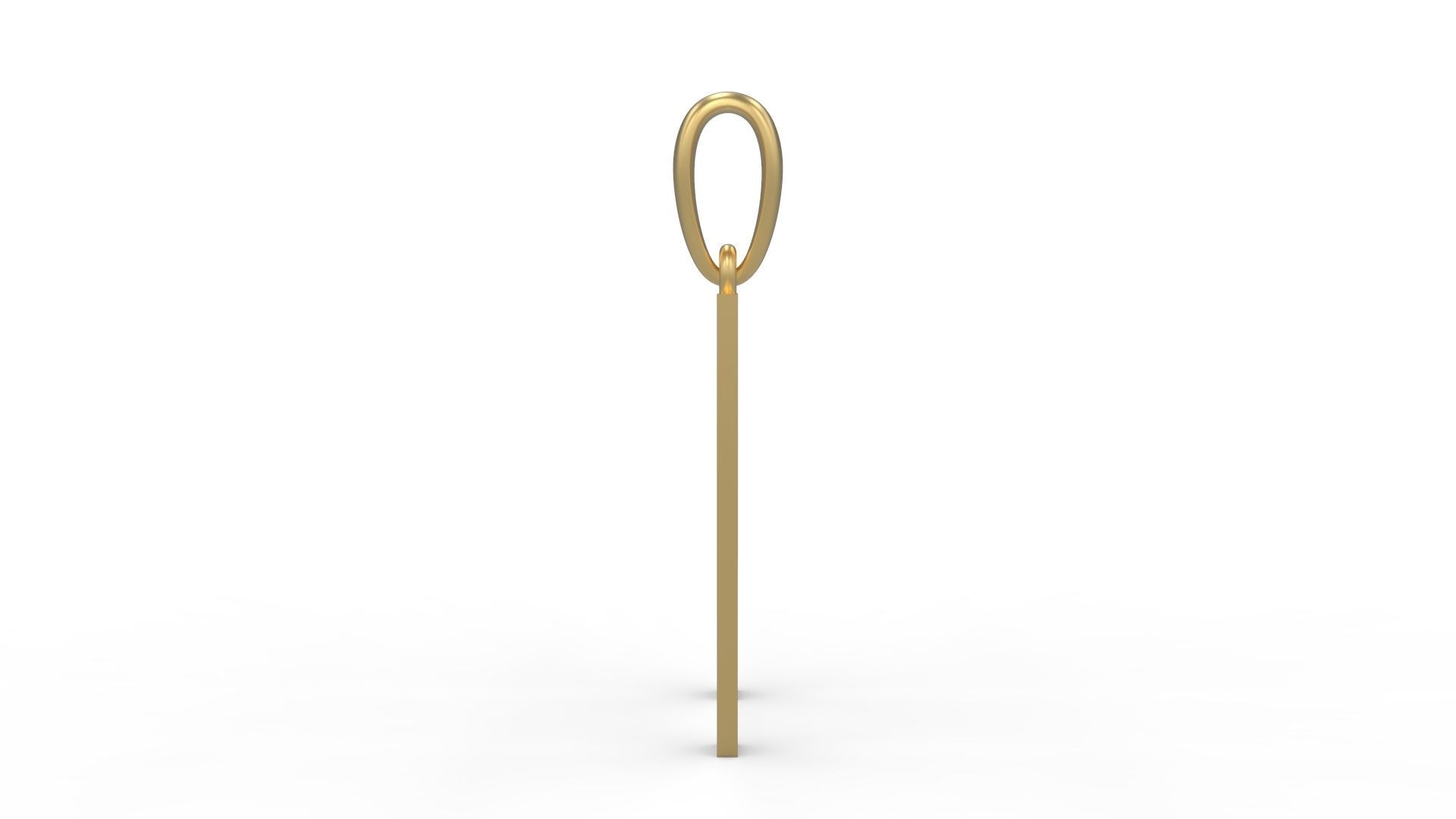 Initial Letters Pendant Bhofila N 3D print model_2