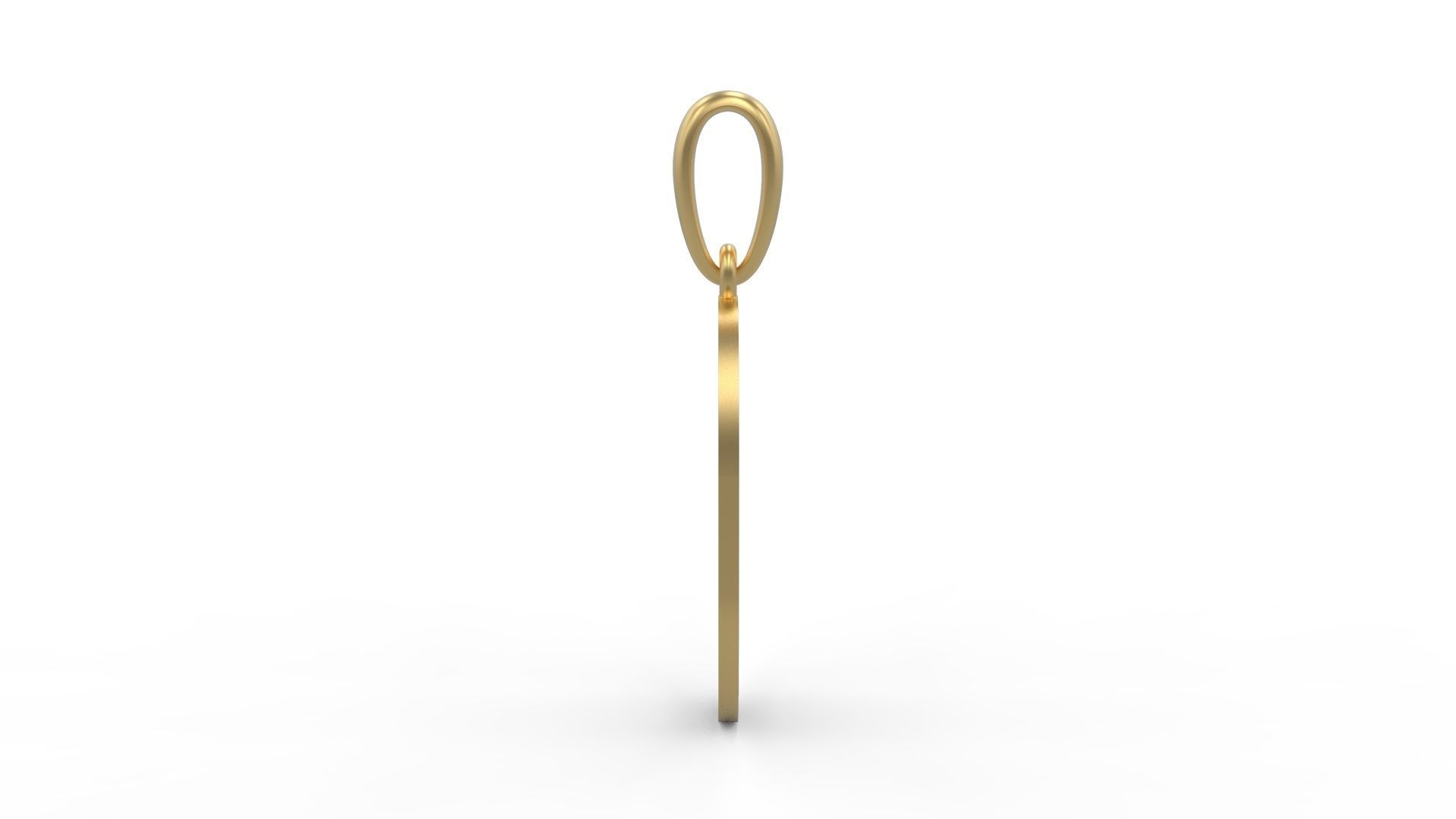 Initial Letters Pendant Bhofila O 3D print model_2