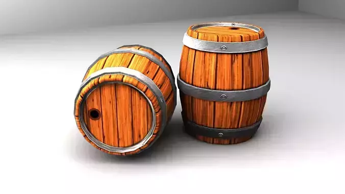 Barrels two wooden