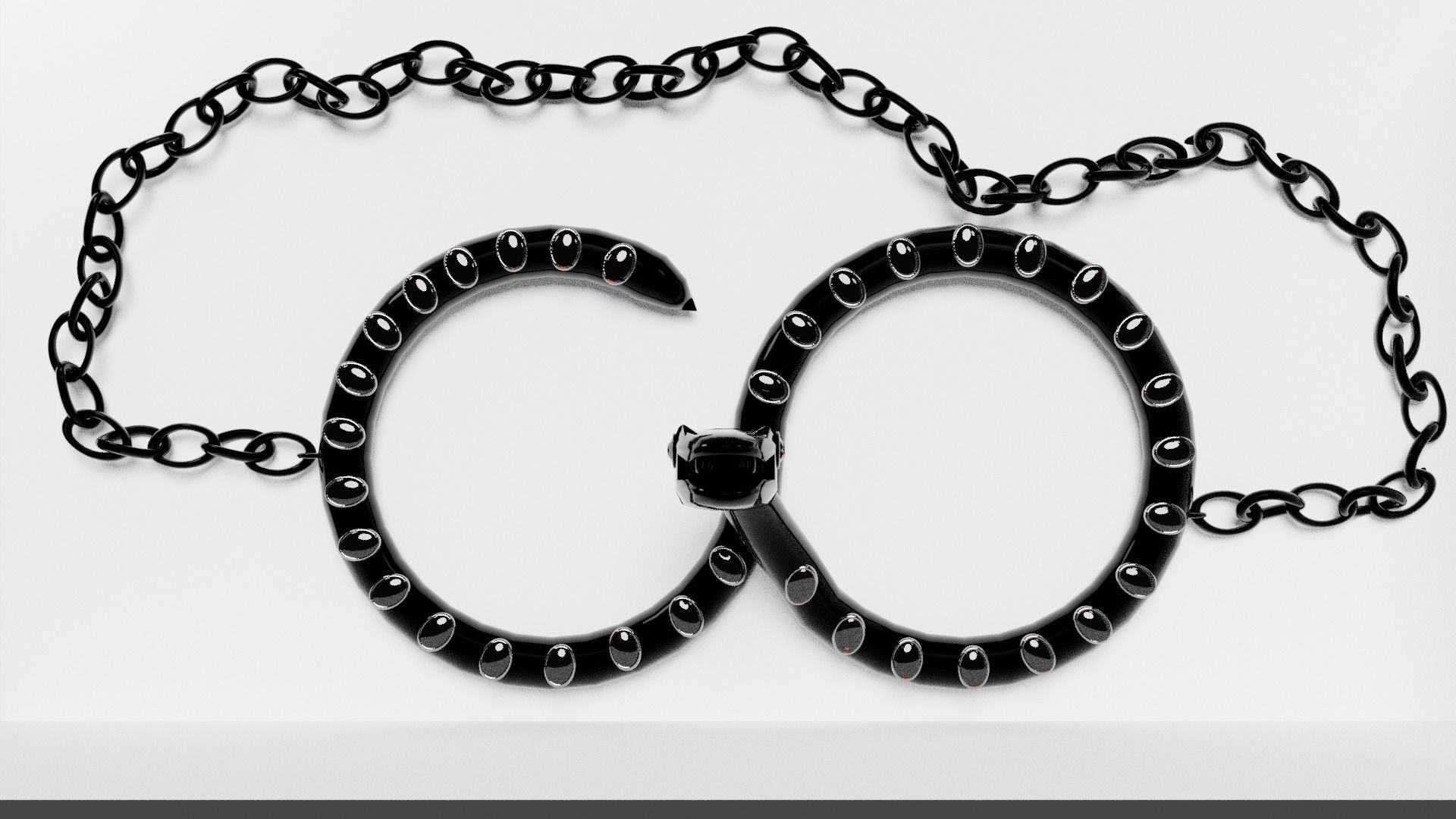 Snake chain 3D model_5