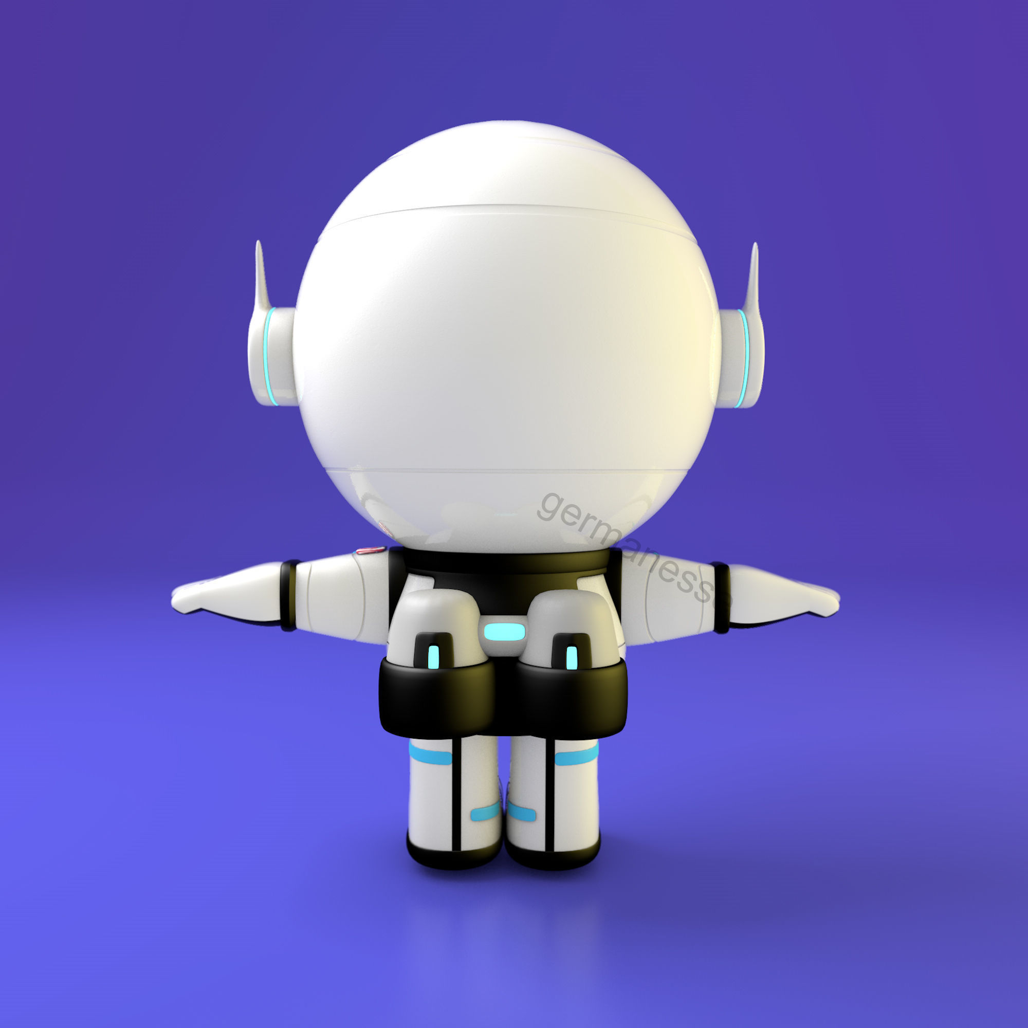 NFT Astronaut Character 3D model_1