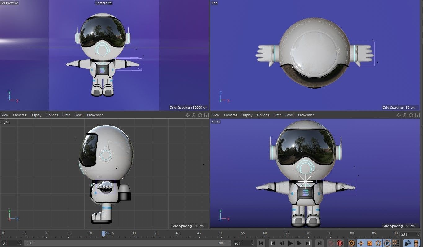 NFT Astronaut Character 3D model_5