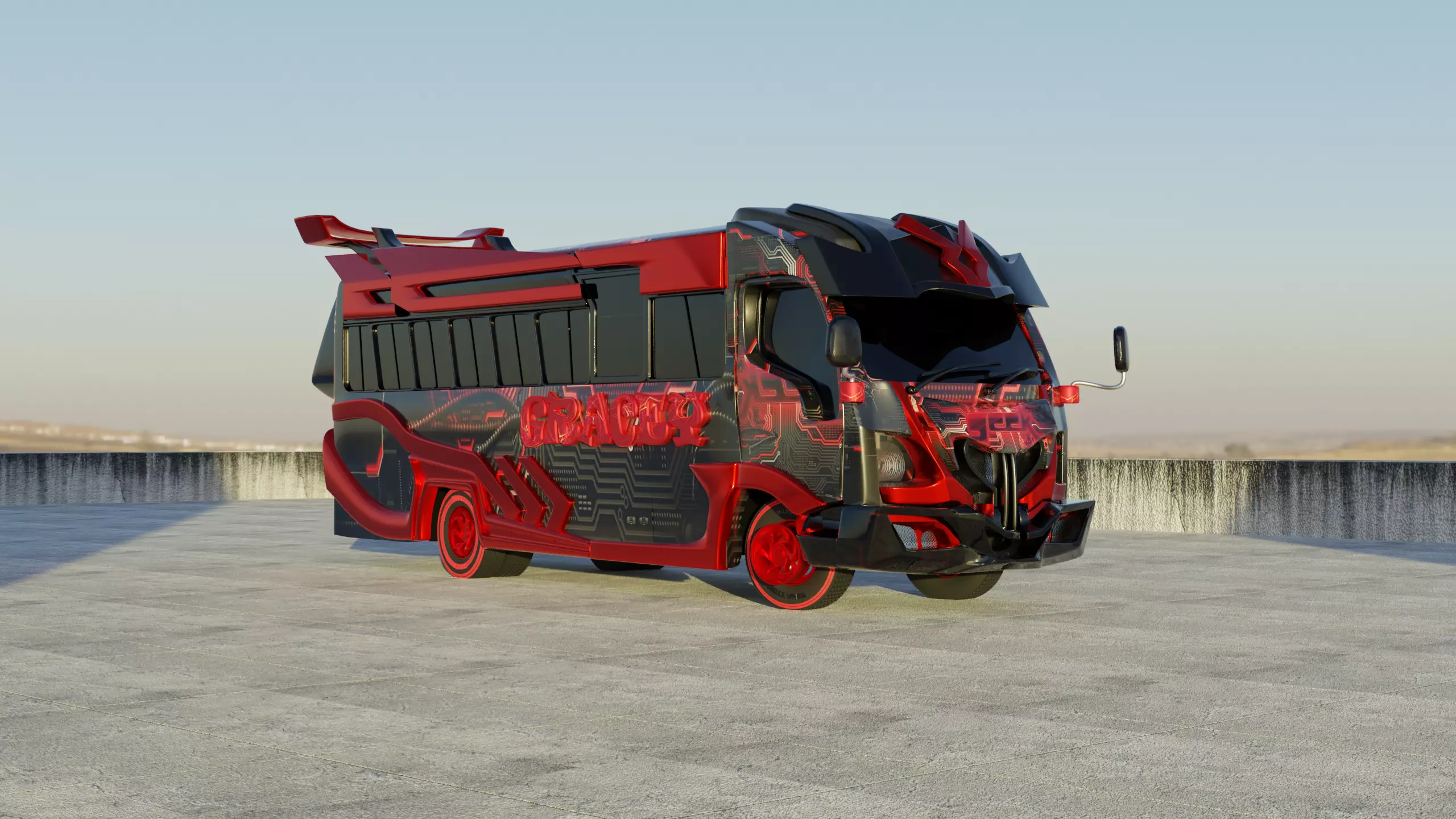 bus matatu 3D model_0