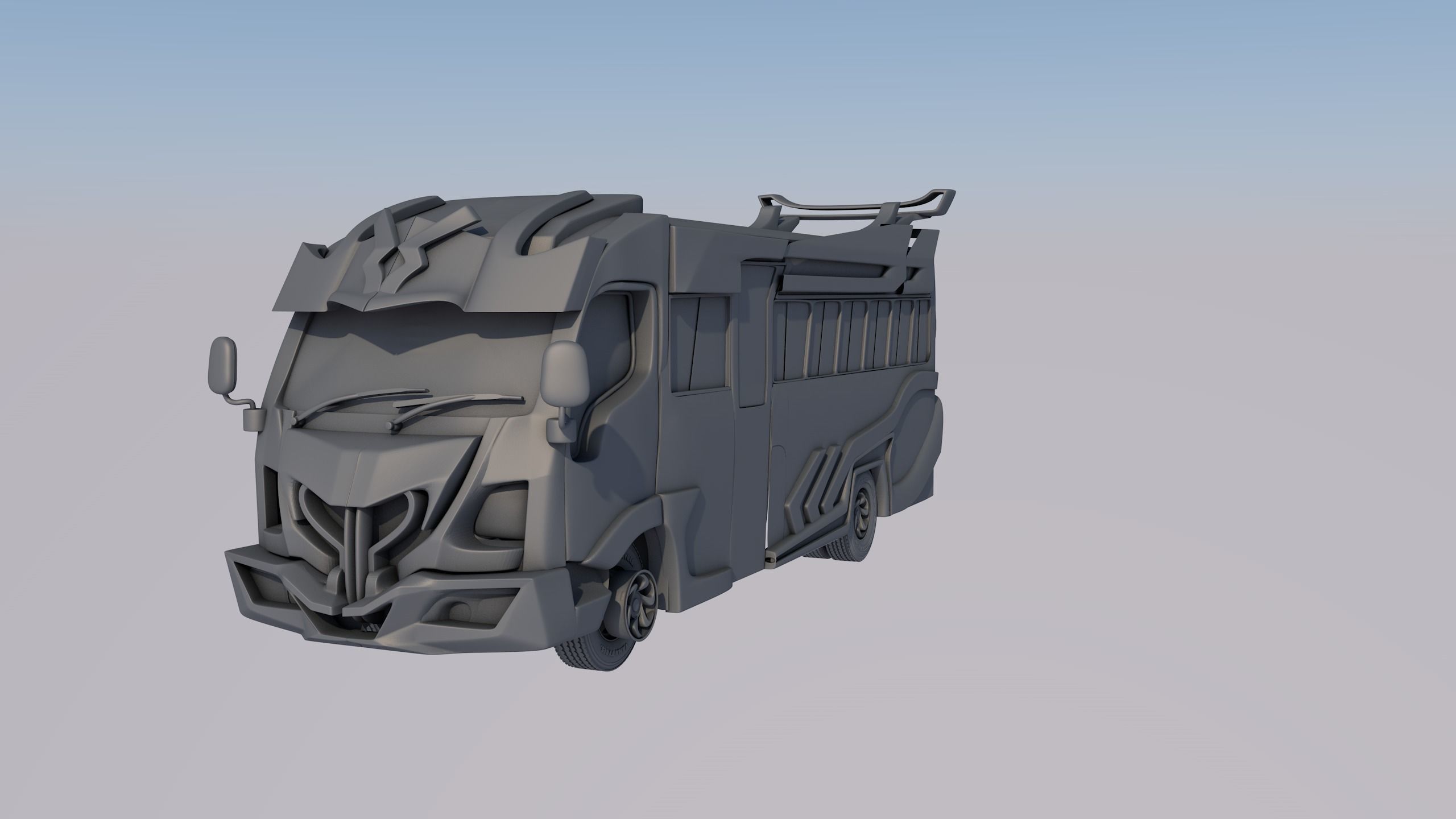 bus matatu 3D model_2