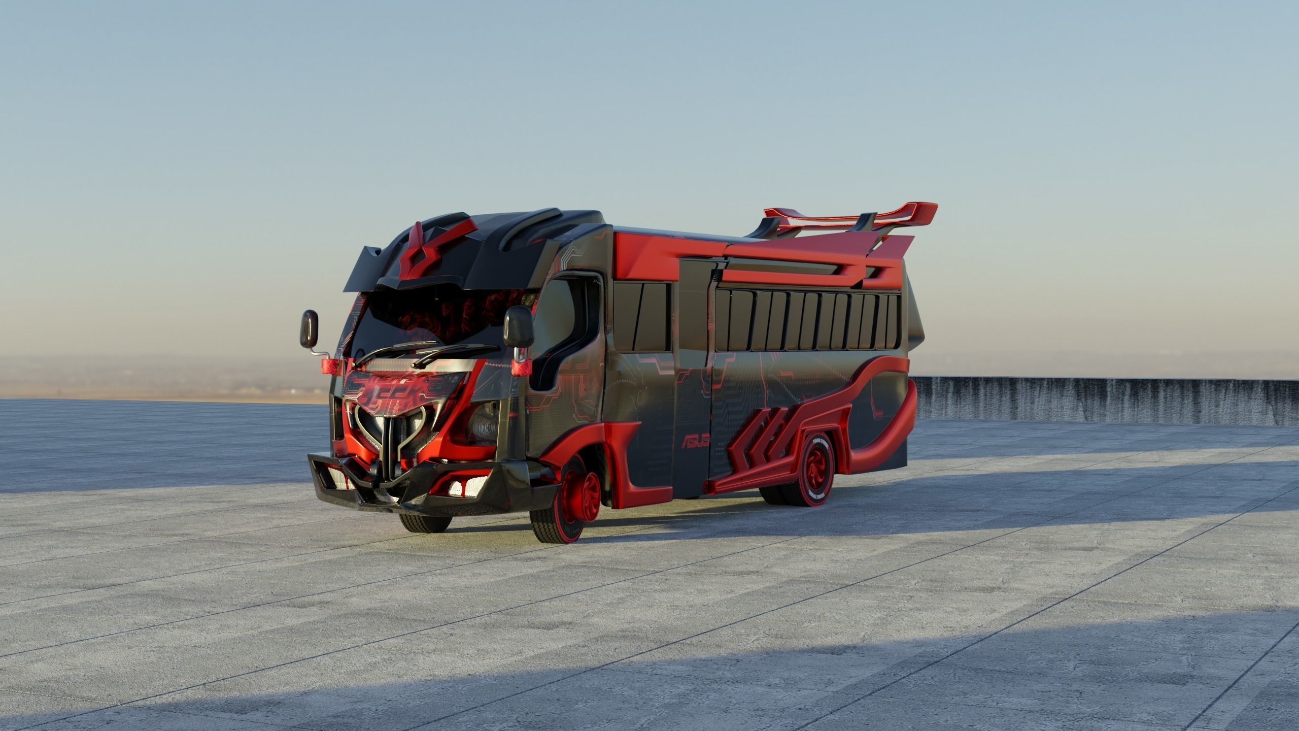 bus matatu 3D model_1
