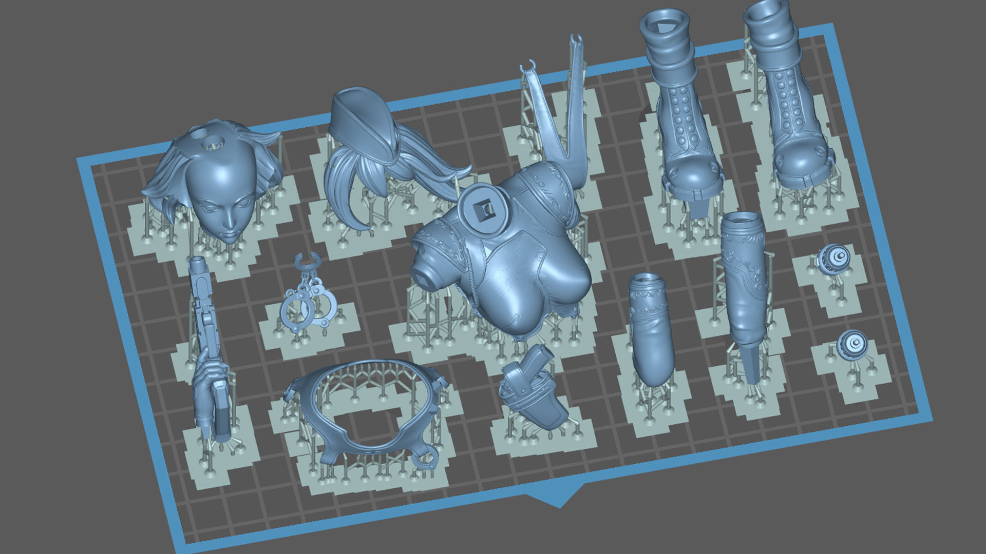 Police SSAT - fan art - Printable STL 3D print model_4