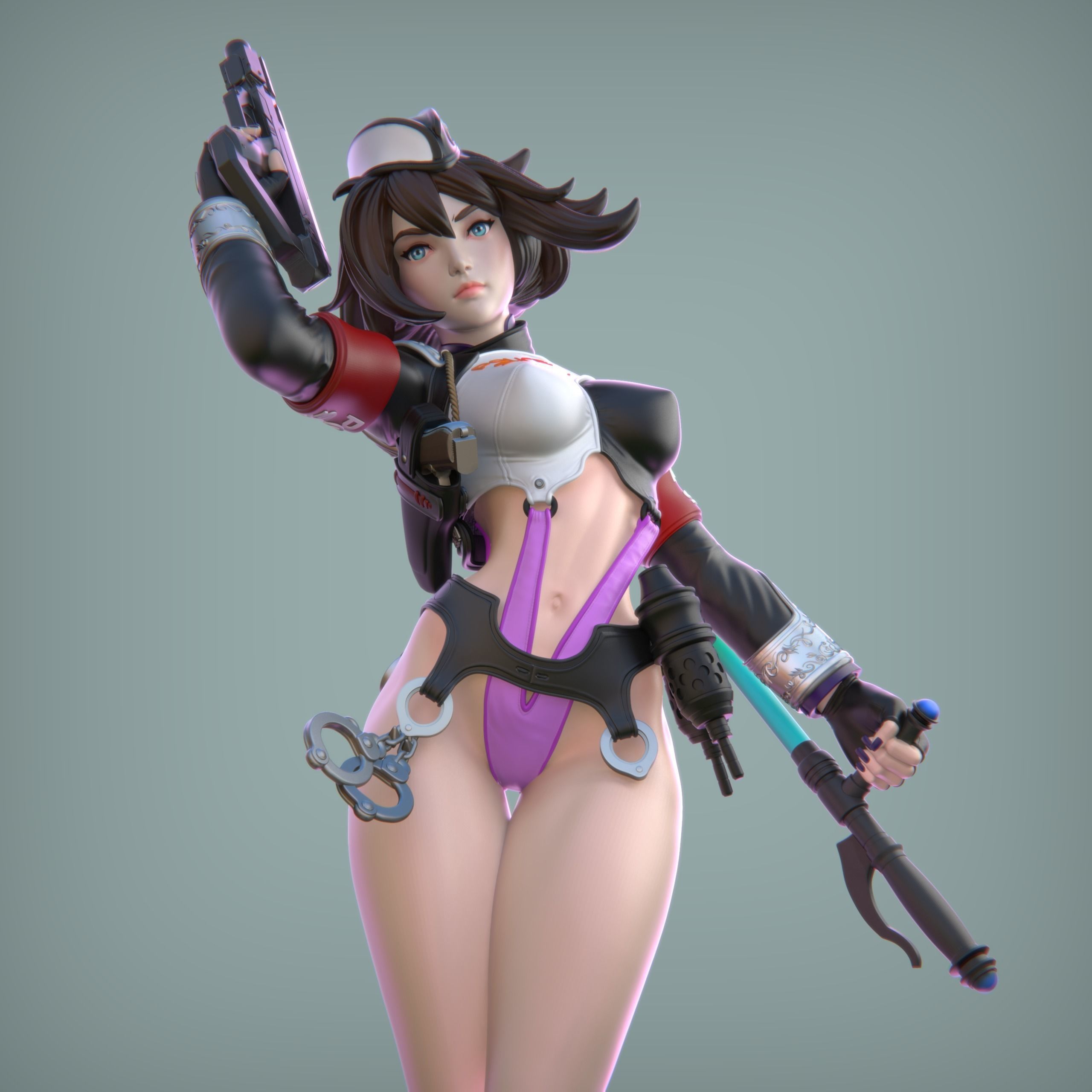 Police SSAT - fan art - Printable STL 3D print model_7