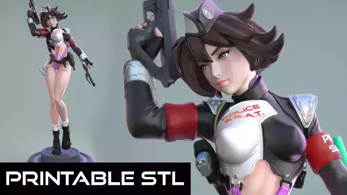 Police SSAT - fan art - Printable STL