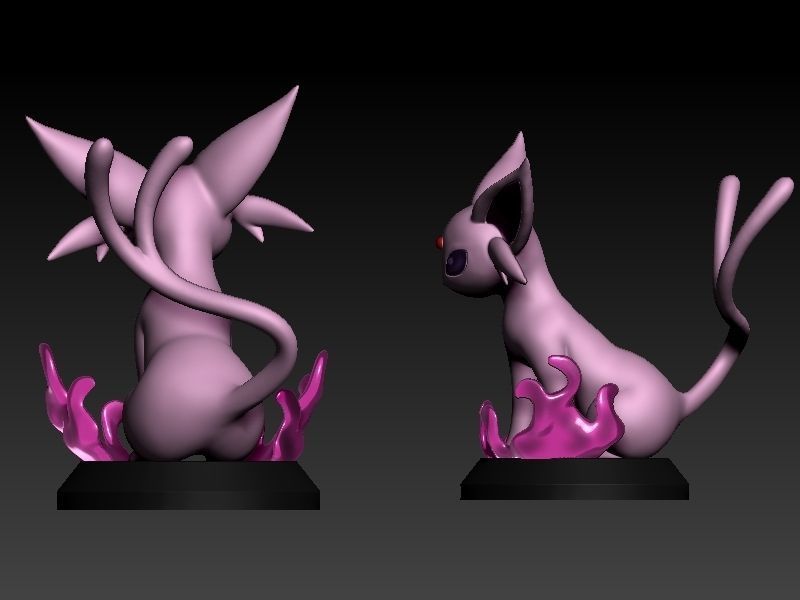 Pokemon espeon 3D print model_3