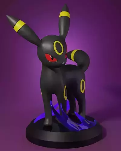 Pokemon umbreon 3D print model