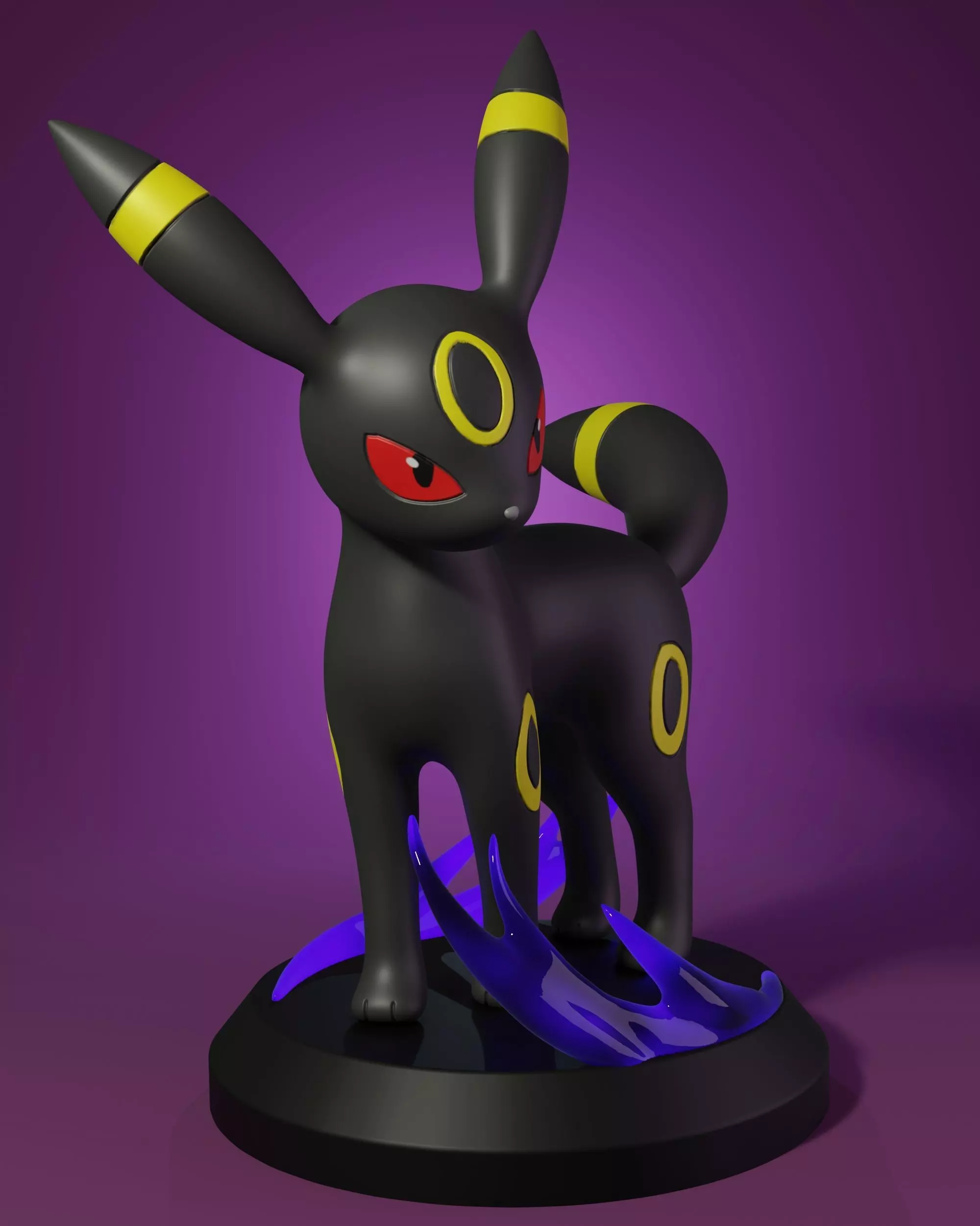 Pokemon umbreon 3D print model_0
