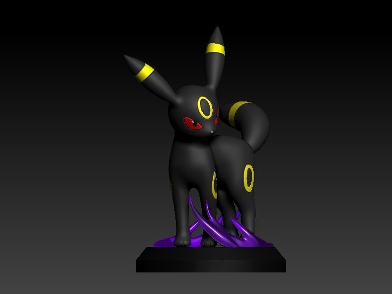 Pokemon umbreon 3D print model_1