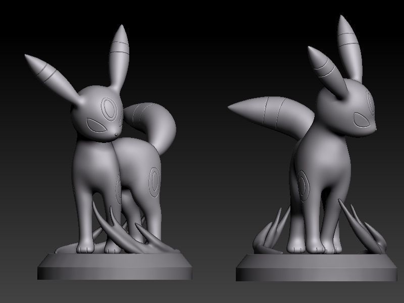 Pokemon umbreon 3D print model_5