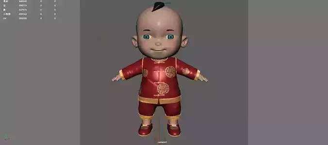 Lucky and healthy children in ancient China baby maya