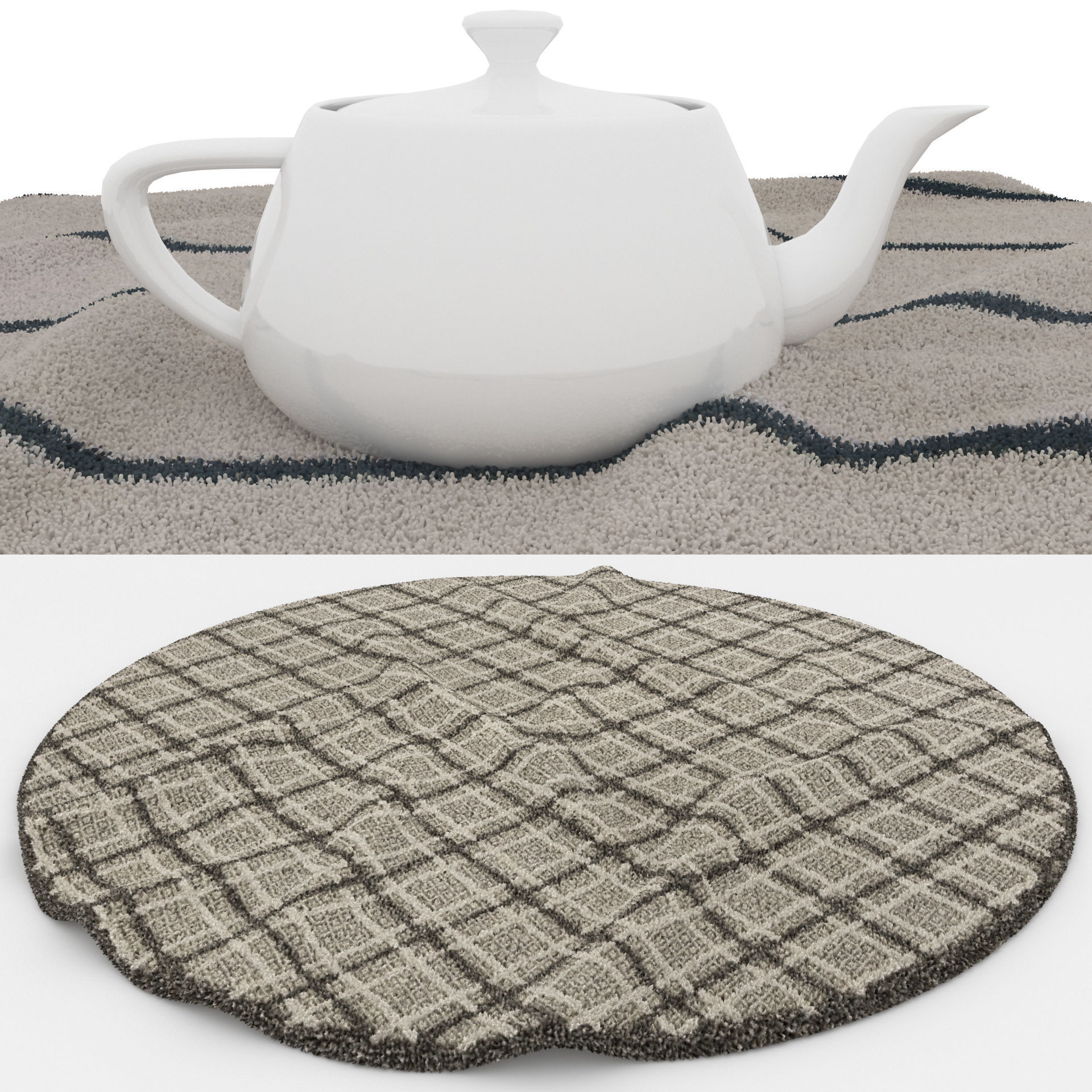 Rugs No 546 Low-poly 3D model_1