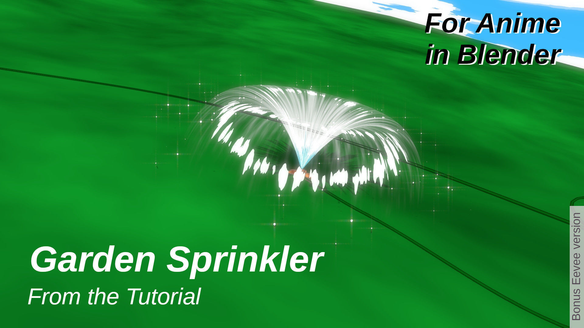 For Anime in Blender - Garden Sprinkler 3D model_3