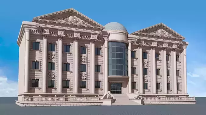 Building with stone facade