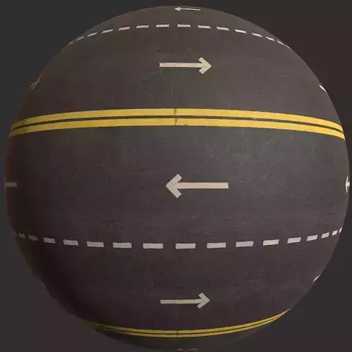 Asphalt 001 Low-poly 3D model