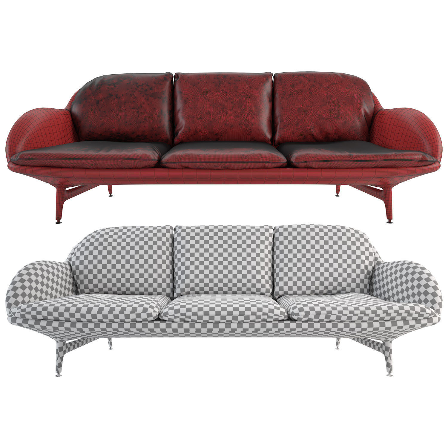 Sofa 002 3D model_3