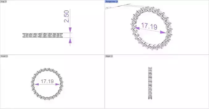 Diamond engagement ring