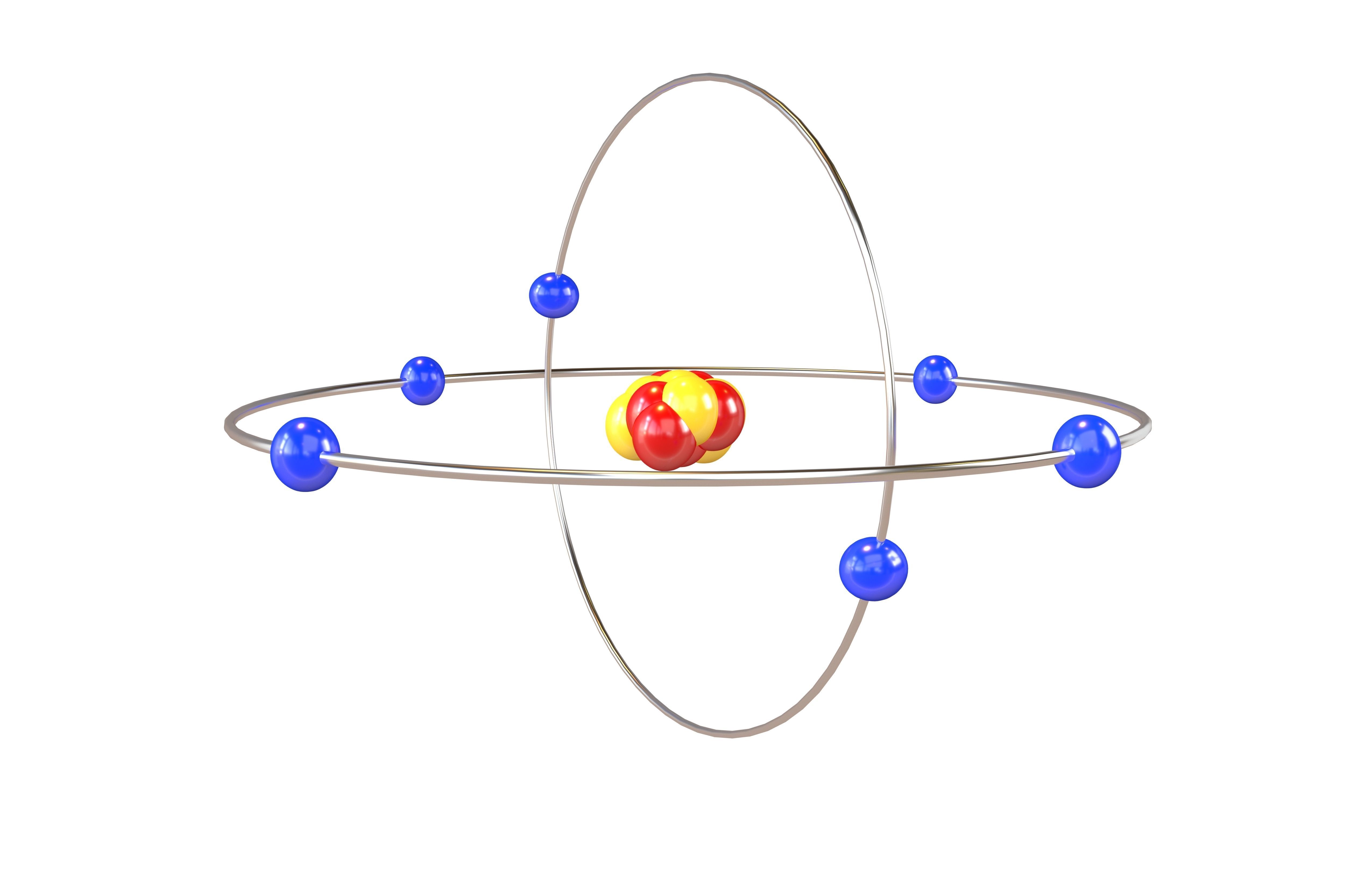Carbon Chemical Element v2 001 Low-poly 3D model_3