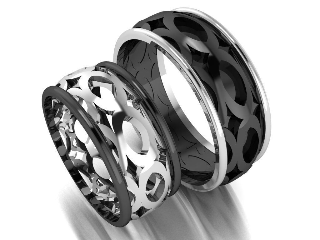 ring set 22 collection1 3D print model_3